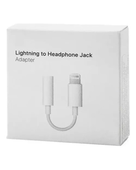 ADAPTADOR LIGHTNING IPHONE A 3.5 H CAJA BLANCA