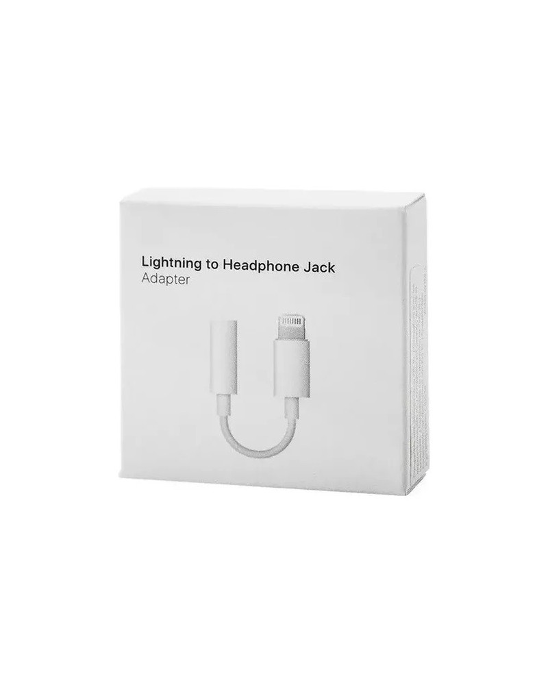 ADAPTADOR LIGHTNING IPHONE A 3.5 H CAJA BLANCA