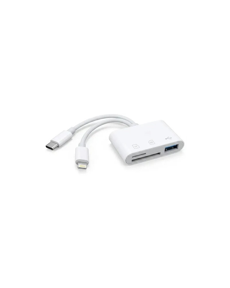 ADAPTADOR MULTIMEMORIA USB TIPO C/LIGHTNING EC101470