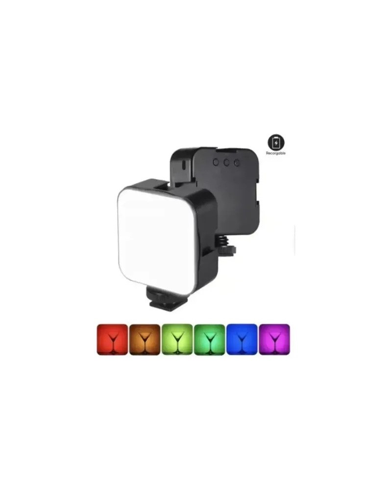 PANEL DE LUZ PORTATIL P/CEL FRIO/CALIDO/RGB RECARGABLE LT-2597 LAMBOTECH