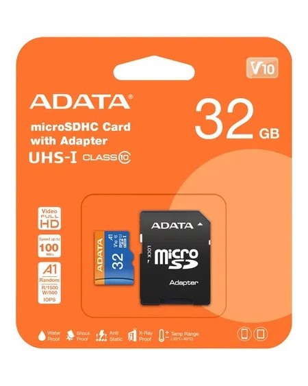 MEMORIA MICRO SD 32GB CL10 UHS-I V10 ADATA