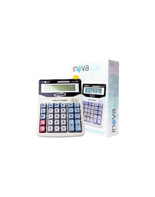 CALCULADORA 8 DIGITOS NUM-002 INOVA