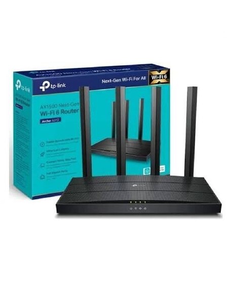 ROUTER WLS 4 ANTENAS WIFI6 AX1500 ARCHER AX12 TP-LINK