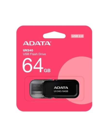 PEN DRIVE 64GB UV240 FLASH DRIVE NEGRO ADATA