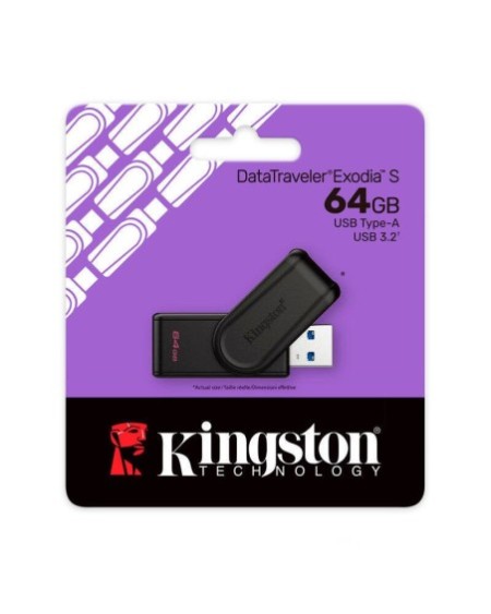 PEN DRIVE 64GB DTEXODIA S USB 3.2 KINGSTON