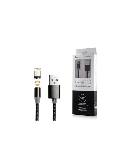 CABLE USB TIPO C MAGNETICO 360 C/LUZ X-CABLE TMCB 6110 TIME