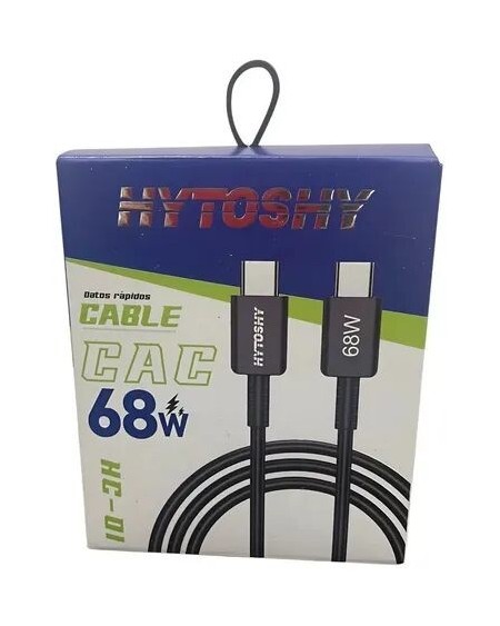 CABLE TIPO C M/M 68W HC-01 HYTOSHY