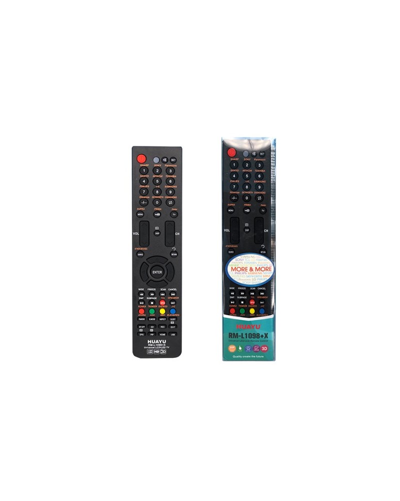 CONTROL REMOTO UNIVERSAL P/TV SMART RM-L1298 HUAYU
