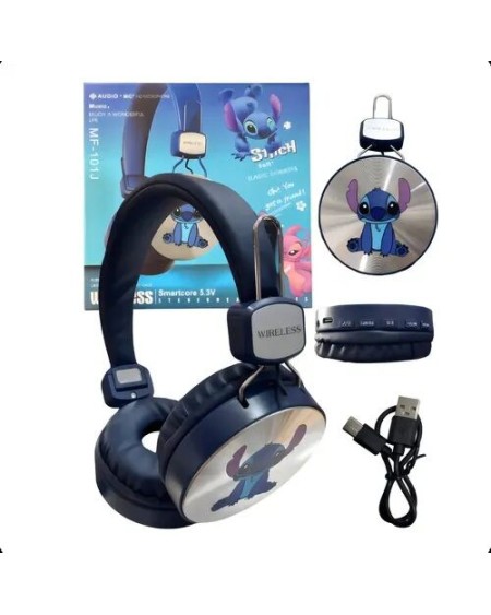 AURICULAR BLUETOOTH VINCHA DISEÑO INFANTIL BT5.3 AH-806Z1
