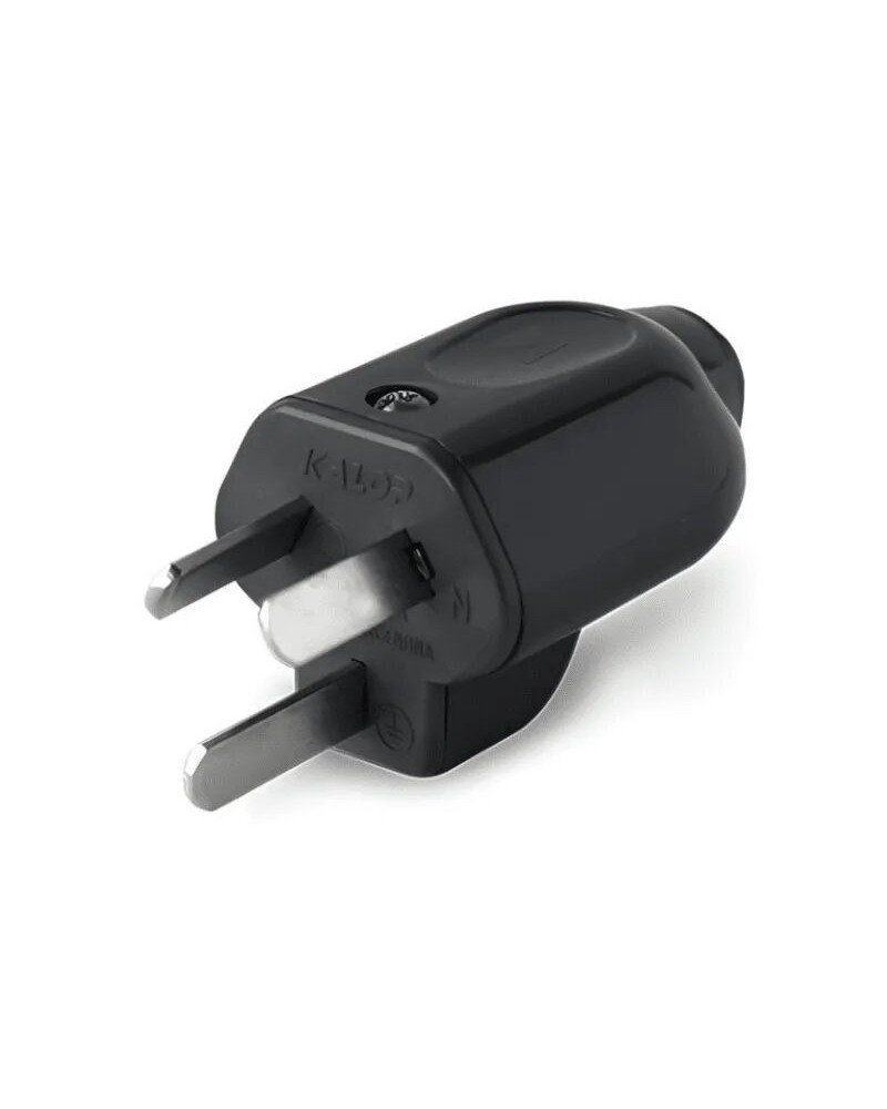 FICHA M PARA CABLE TALLER NEGRO Y VERDE