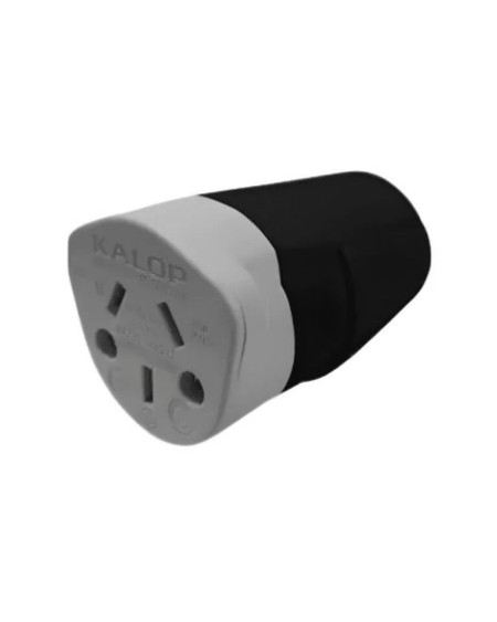 FICHA H PARA CABLE TALLER NEGRO Y VERDE