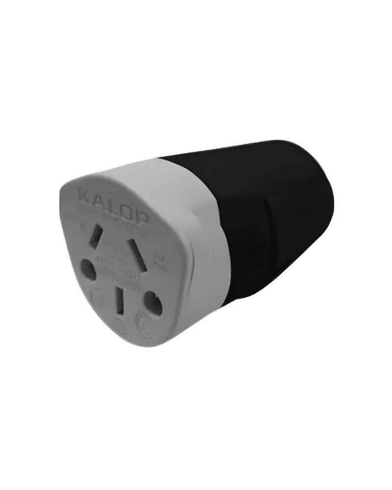 FICHA H PARA CABLE TALLER NEGRO Y VERDE