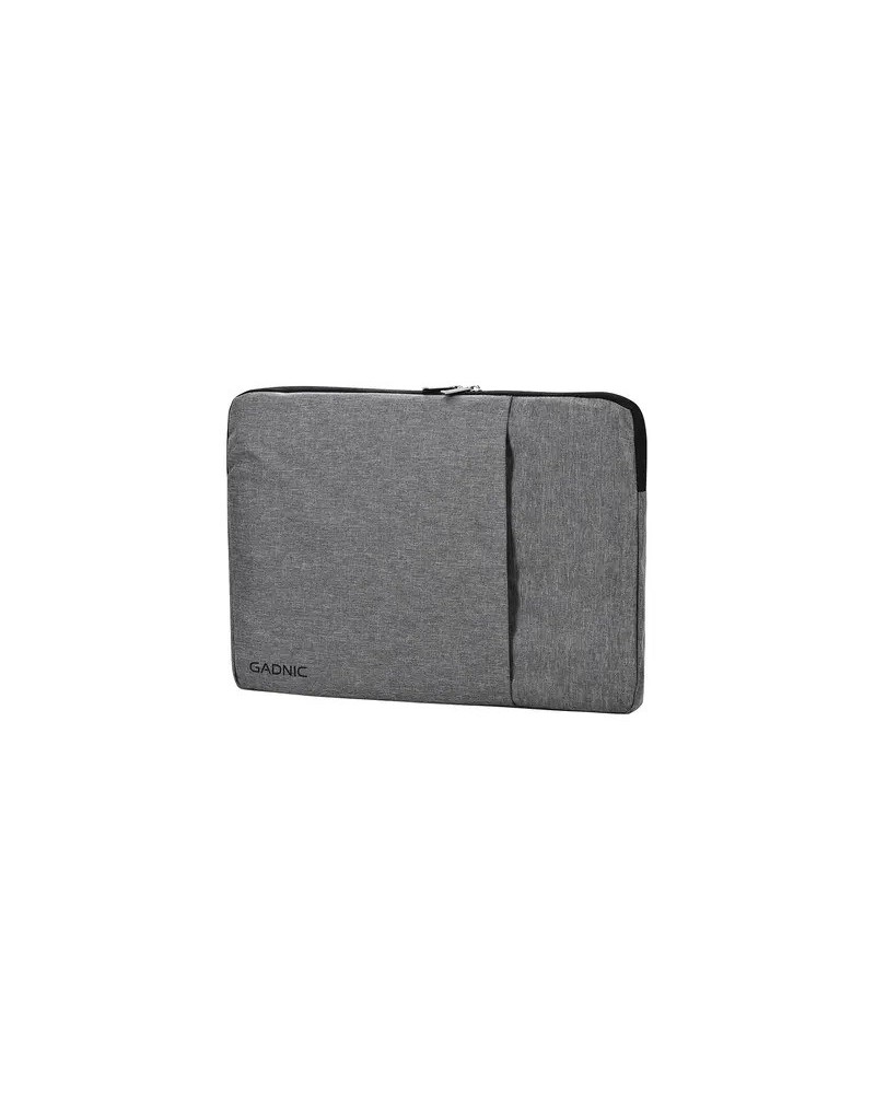 FUNDA P/NOTEBOOK 15.6" BOLSILLOS DELANTEROS GRIZ BIG
