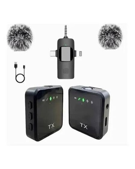 MICROFONO CORBATERO INALAMBRICO X 2 TX F11-2