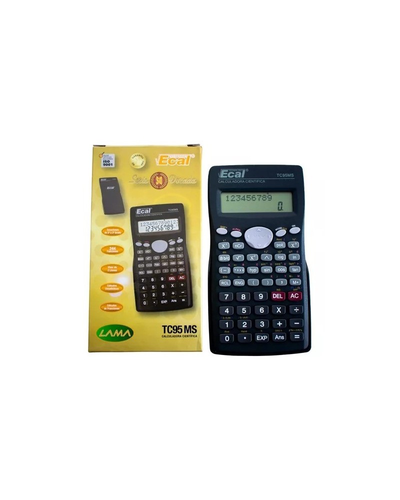 CALCULADORA CIENTIFICA TC95MS ECUACIONES ECAL