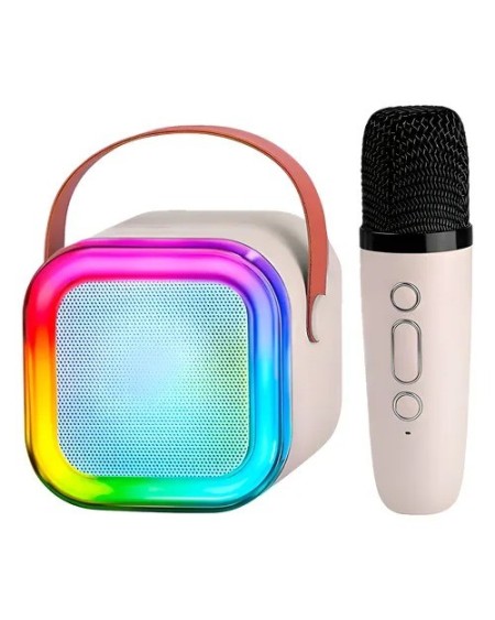PARLANTE BLUETOOTH C/MIC INALAMBRICO K18 COLORFUL KARAOKE