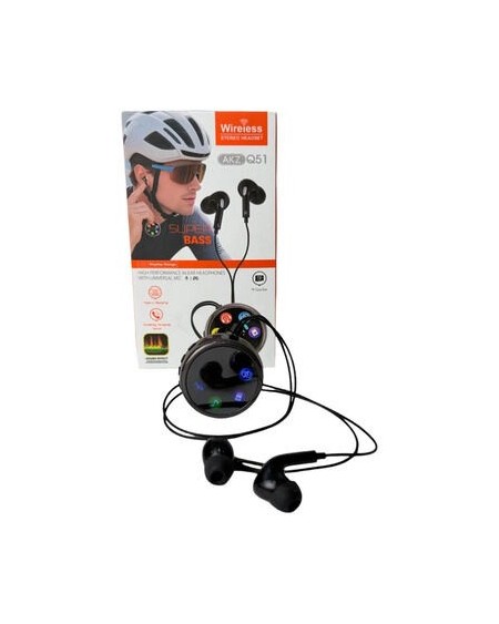 AURICULAR BLUETOOTH IN-EAR CUADRADO PARA DEPORTE AKZ Q51