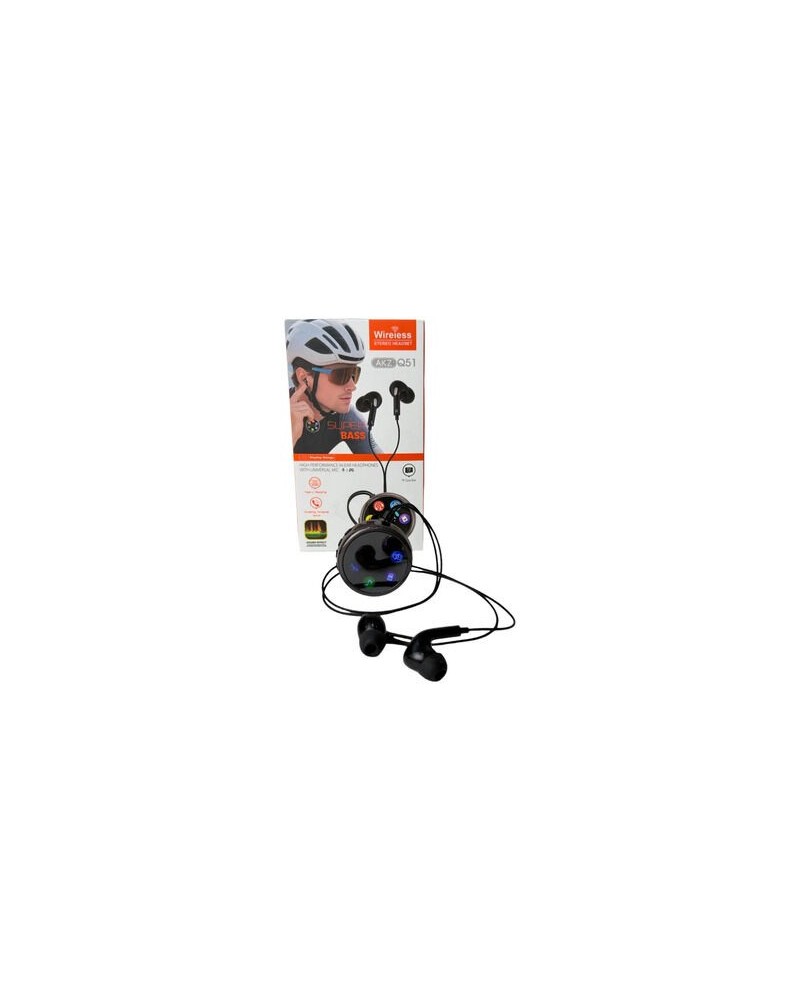 AURICULAR BLUETOOTH IN-EAR CUADRADO PARA DEPORTE AKZ Q51