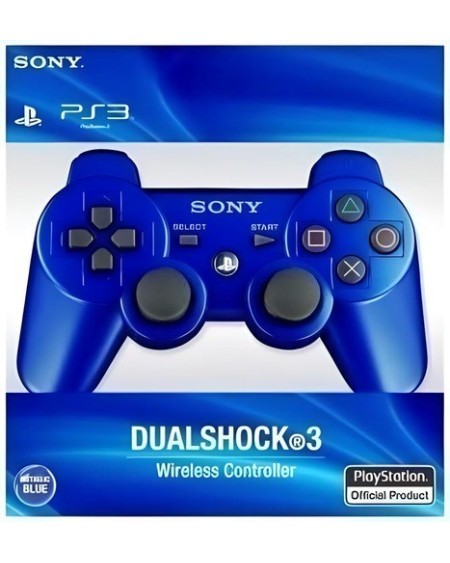 JOYSTICK PS3 WLS DOUBLESHOCK COLORES CAJA AZUL