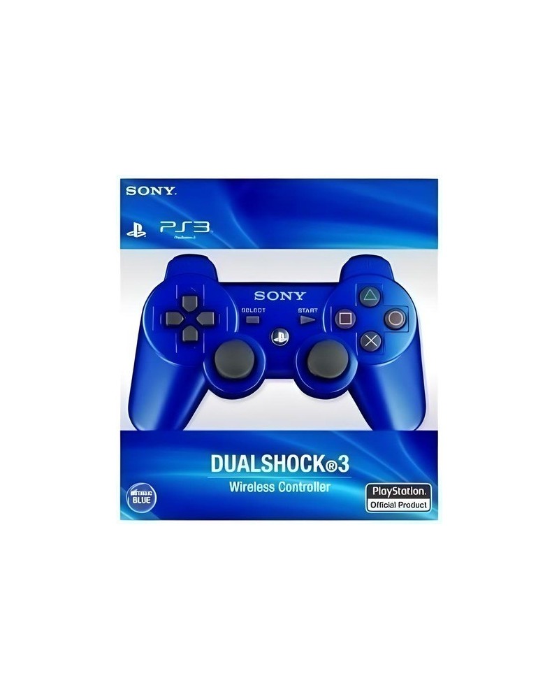 JOYSTICK PS3 WLS DOUBLESHOCK COLORES CAJA AZUL