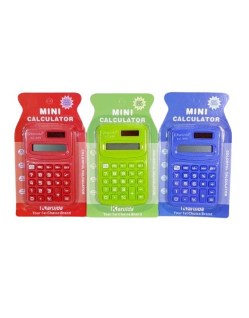 CALCULADORA MINI COLORES BRAND