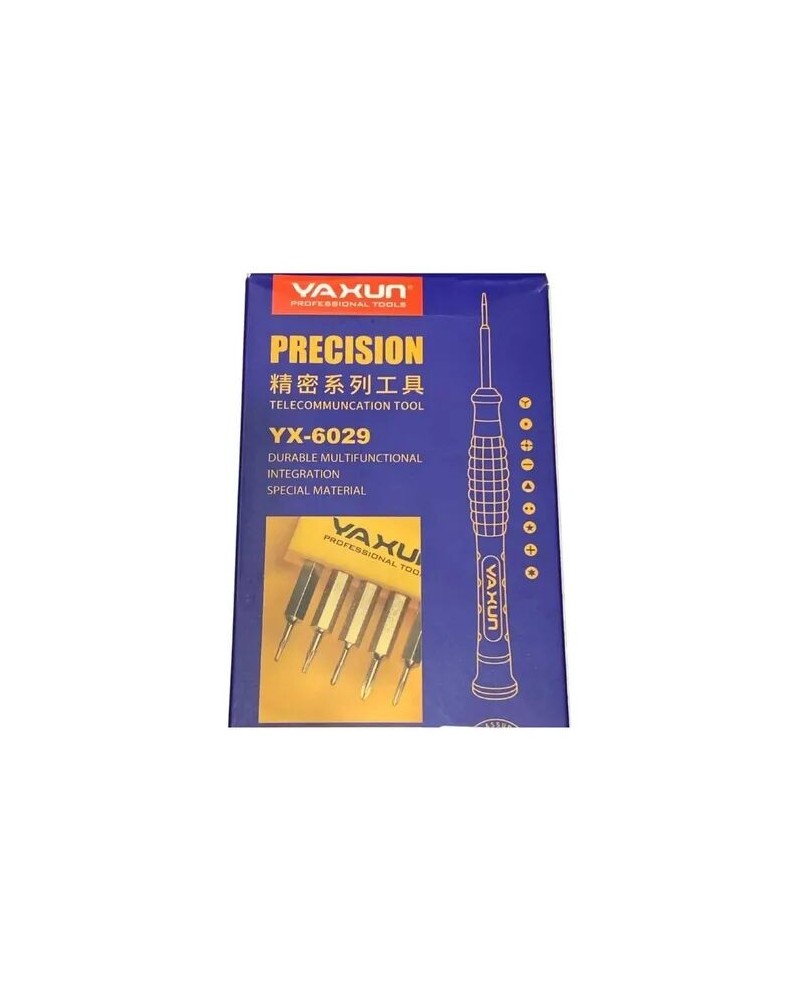KIT DE DESTORNILLADORES CON PUNTA YX-6029 YAXUN