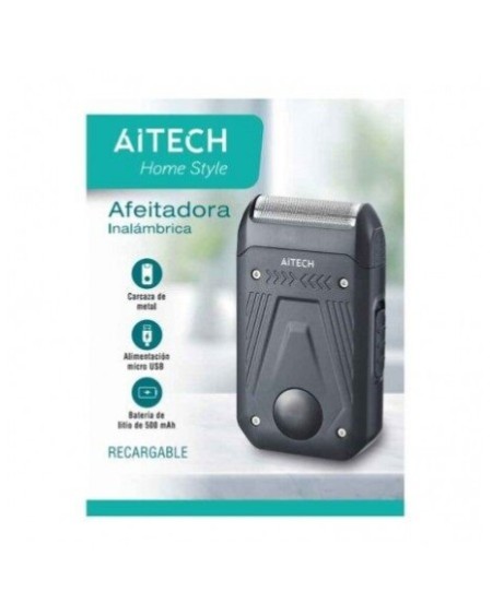 AFEITADORA ELECTRICA INALAMBRICA DOBLE HOJA 0104N AITECH