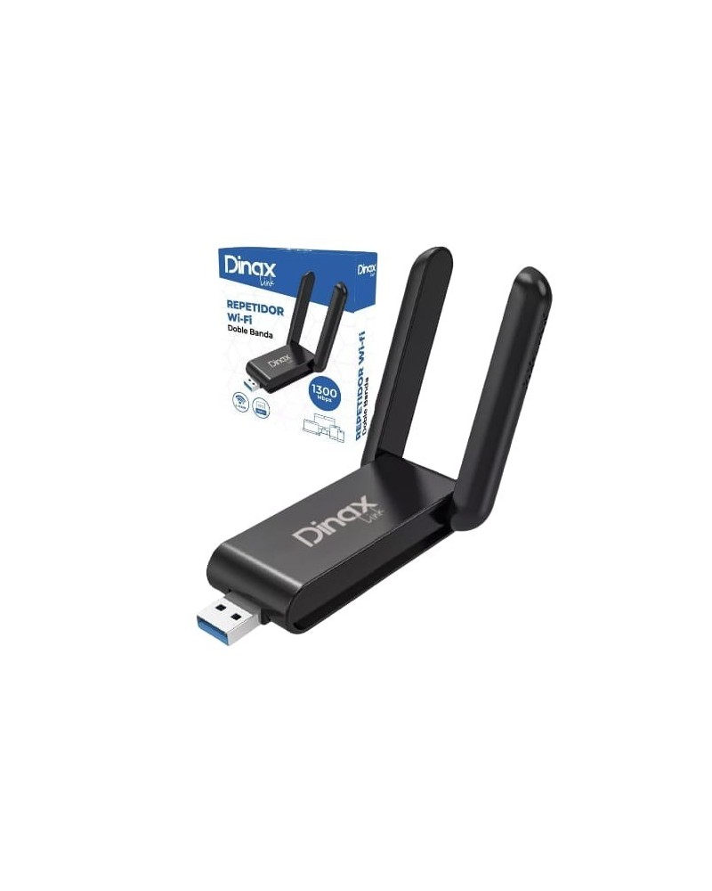 ETH USB WLS 1300MBPS DOBLE BANDA DX-ADAP2BAN DINAX