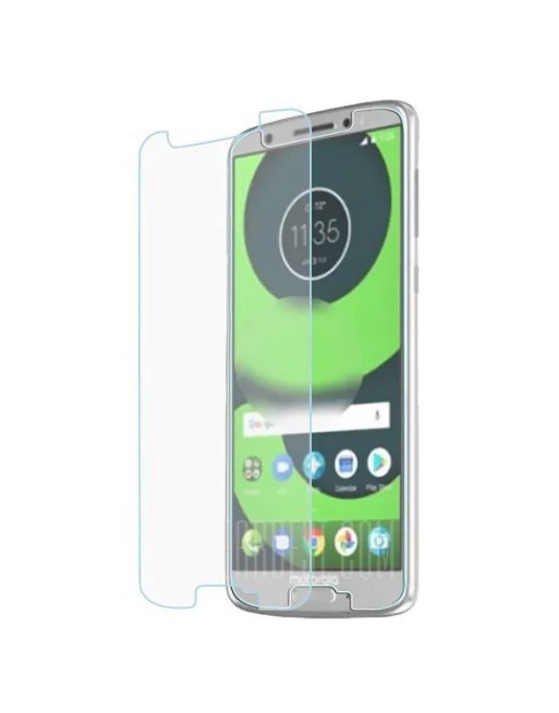 VIDRIO TEMPLADO MOTOROLA MOTO G6 CON RANURA Y BOTON 142X68 SOUL