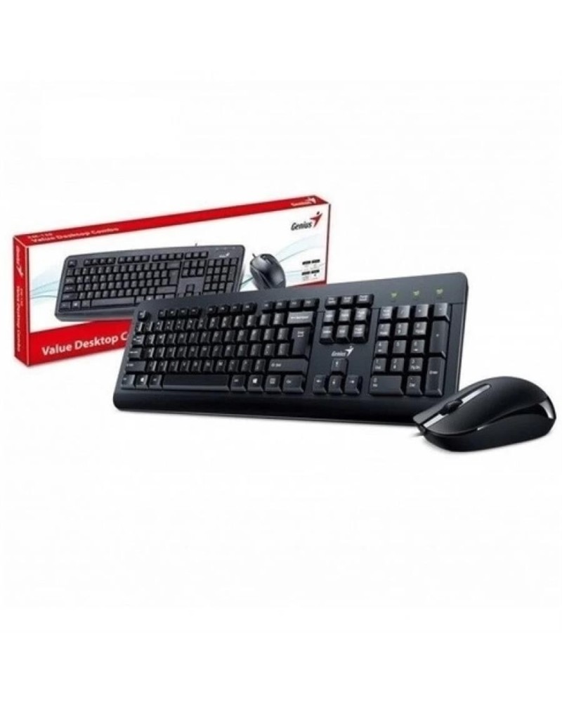 KIT TECLADO Y MOUSE NEGRO KM-170 GENIUS