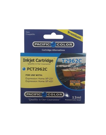 CARTUCHO EPSON PC 296 CIAN T2962C PACIFIC COLOR