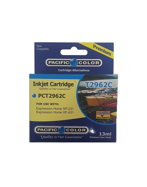 CARTUCHO EPSON PC 296 CIAN T2962C PACIFIC COLOR