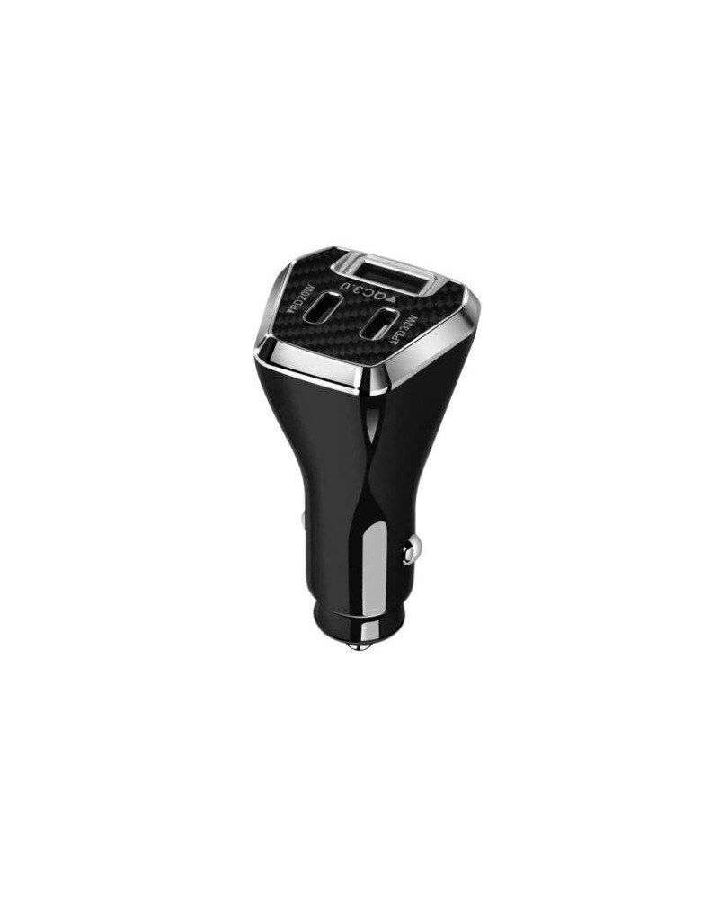 CARGADOR 12V A USB + TIPO C X 2 3.1AMP CAR-53004 TIME