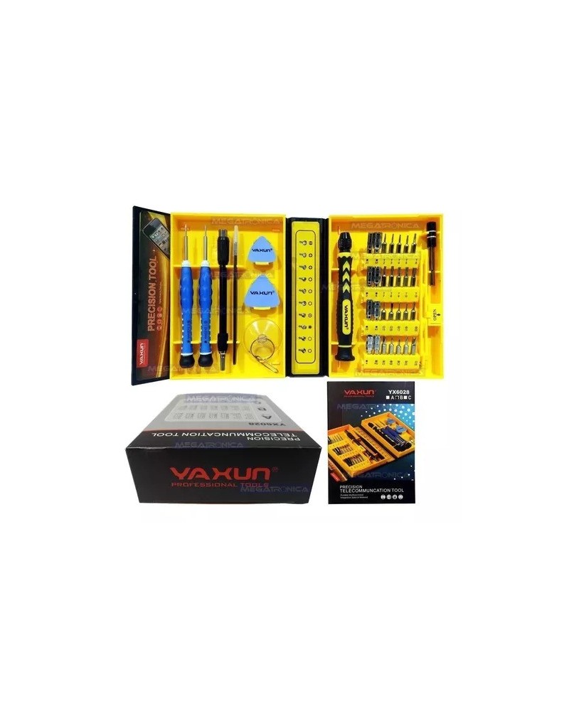 KIT DE DESTORNILLADORES 28PCS CR-V YX6028 YAXUN