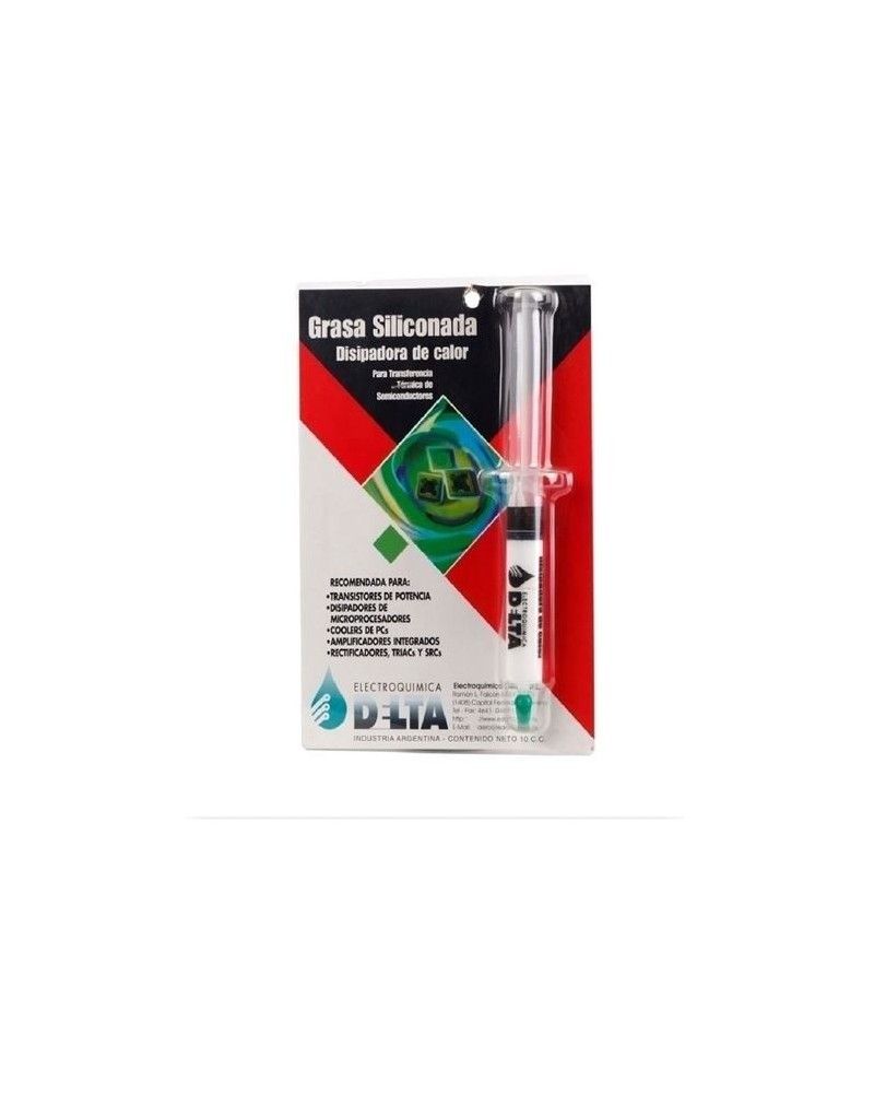 JERINGA GRASA DISIPADORA BLANCA 10CC DELTA