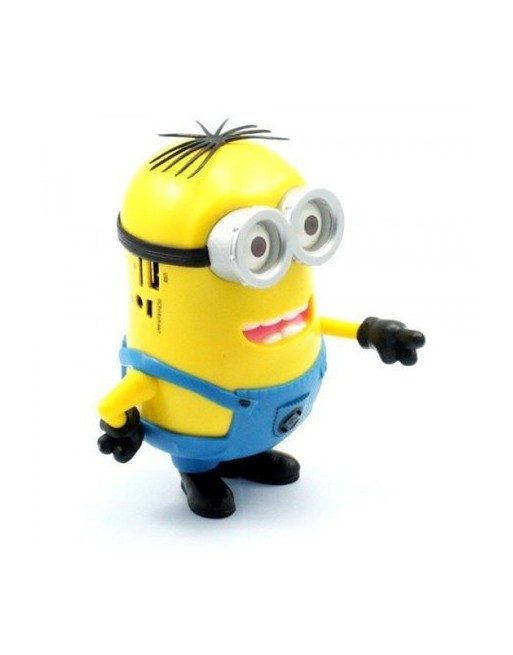 PARLANTE C/RADIO C/USB MINIONS 2 OJOS XC-01