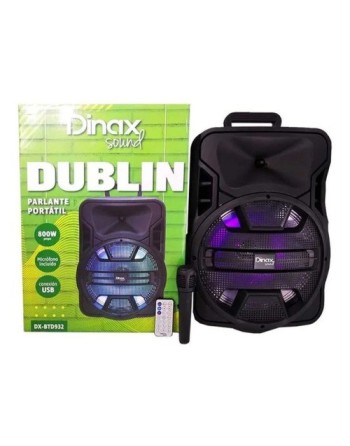 PARLANTE BLUETOOTH C/USB C/FT C/FM 12" 800W BUBLIN DX-BTD932 DINAX