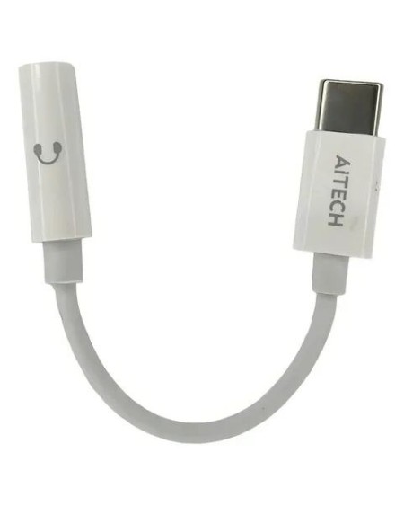 ADAPTADOR TIPO C A 3.5 H BLANCO AITECH