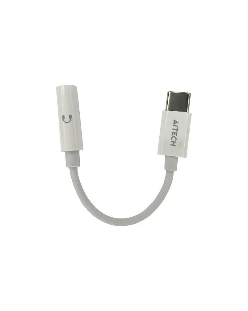 ADAPTADOR TIPO C A 3.5 H BLANCO AITECH