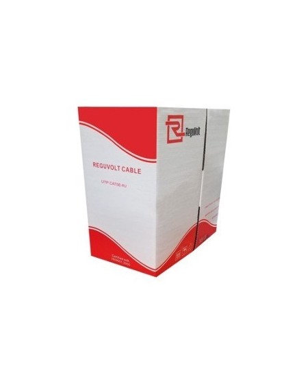 CABLE DE RED UTP X MTS CAT5E NEGRO EXTERIOR DOBLE VAINA RV-UTP-506 REGUVOLT