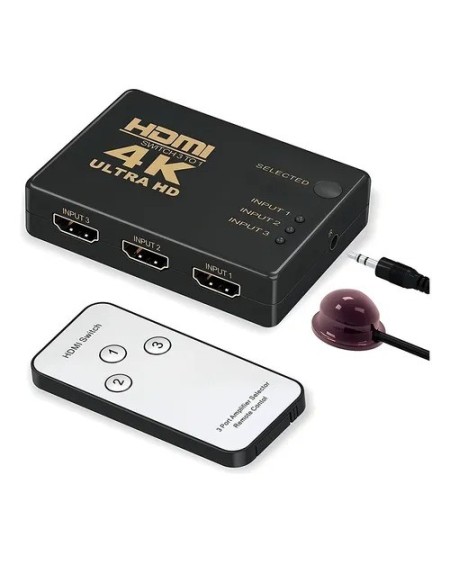 SPLITER HDMI 1X3 CON CONTROL 4K 3D