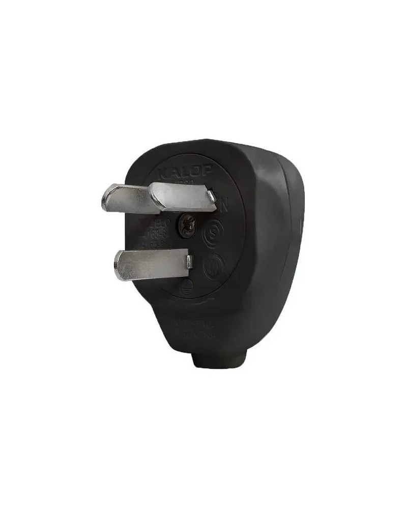 FICHA M PARA CABLE 220V NEGRO 90G