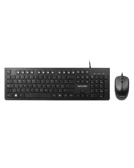 KIT TECLADO + MOUSE USB NEGRO TC503 MULTILASER