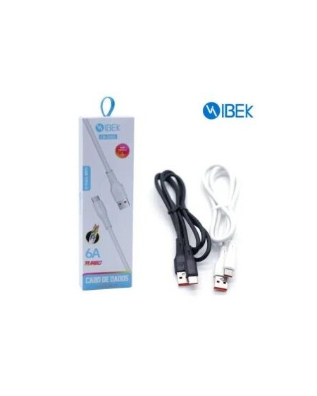 CABLE USB TIPO C 6AMP TURBO 1MTS CB-2601 IBEK