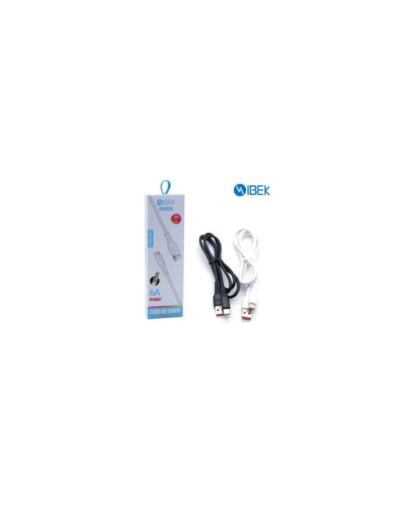 CABLE USB TIPO C 6AMP TURBO 1MTS CB-2601 IBEK