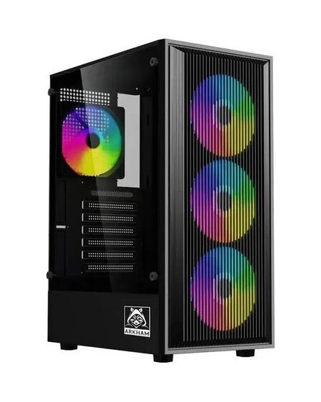 GABINETE GAMER P/PC 4 COOLERS RGB VORUS ARKHAM
