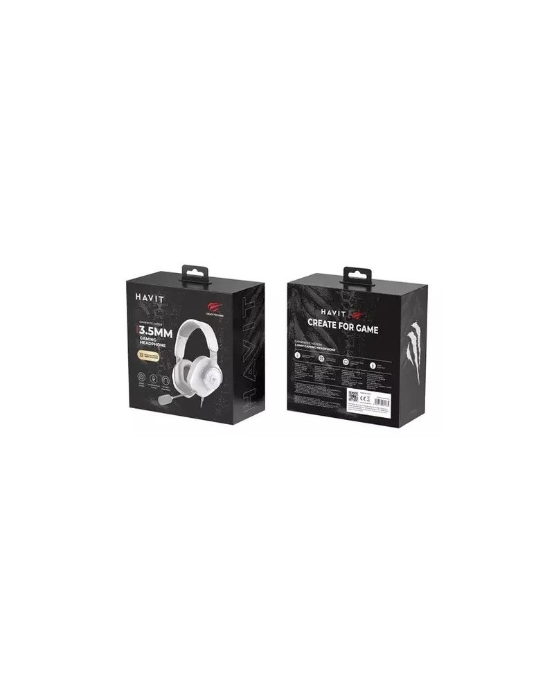 AURICULAR GAMER BLANCO GAMENOTE H2230D 3.5MM HAVIT
