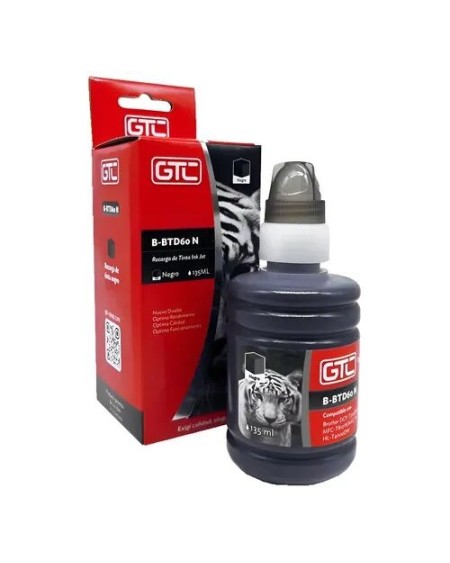 TINTA BROTHER NEGRA B-BTD60N PARA DCPT510 GTC