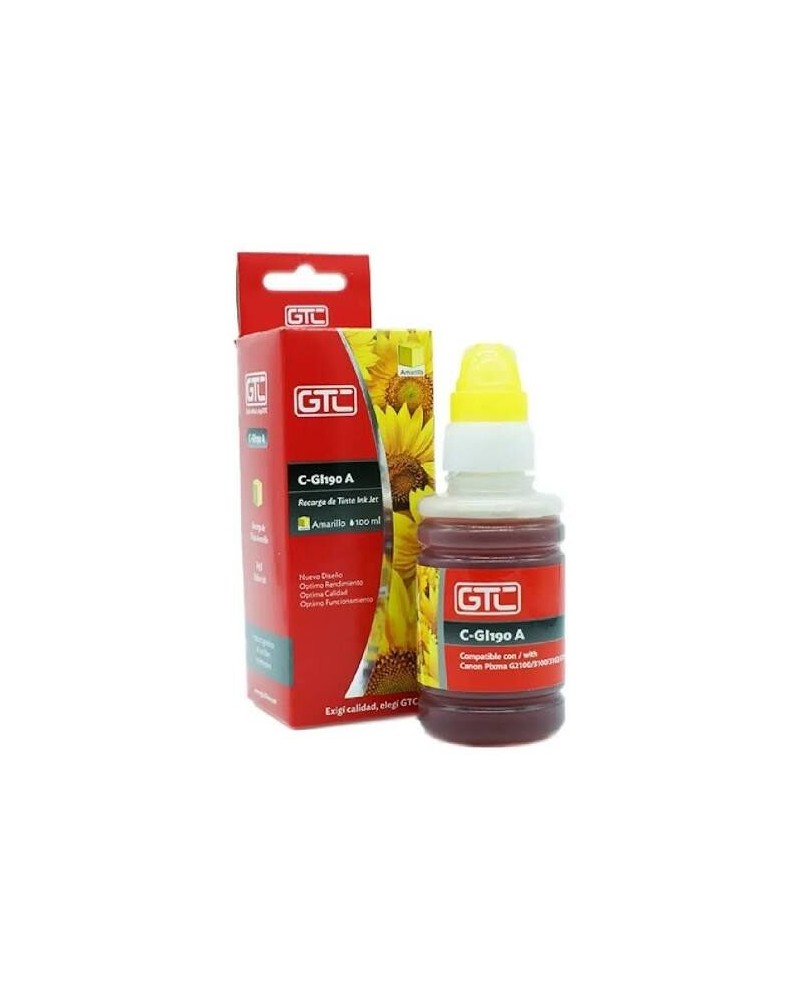 TINTA CANON AMARILLA G-GL190Y PARA G2100/3100 GTC