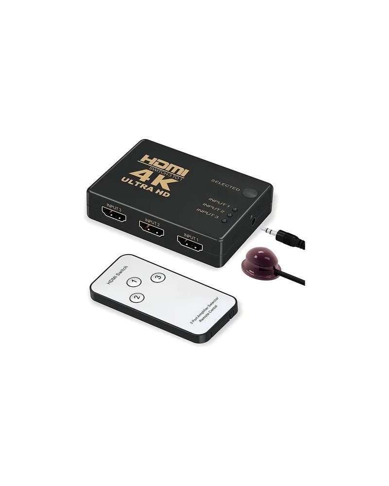 SPLITER HDMI 1X3 CON CONTROL 4K 3D